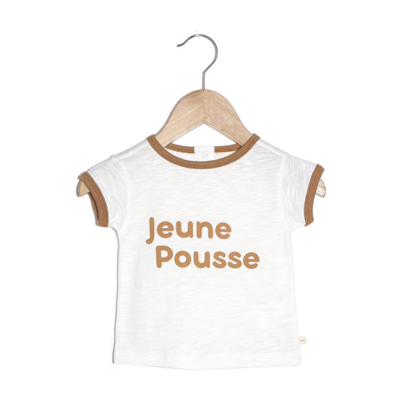 T-shirt JEUNE POUSSE caramel