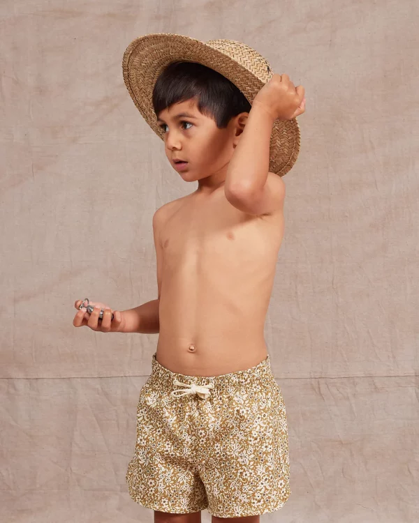 Short de bain Flower gold – Image 3