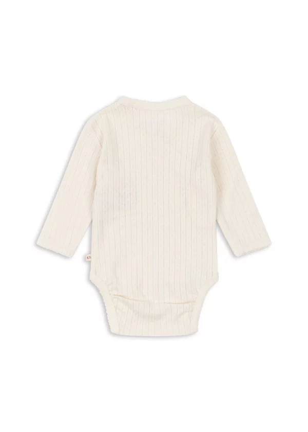 Body | Motif pointelle crème – Image 4