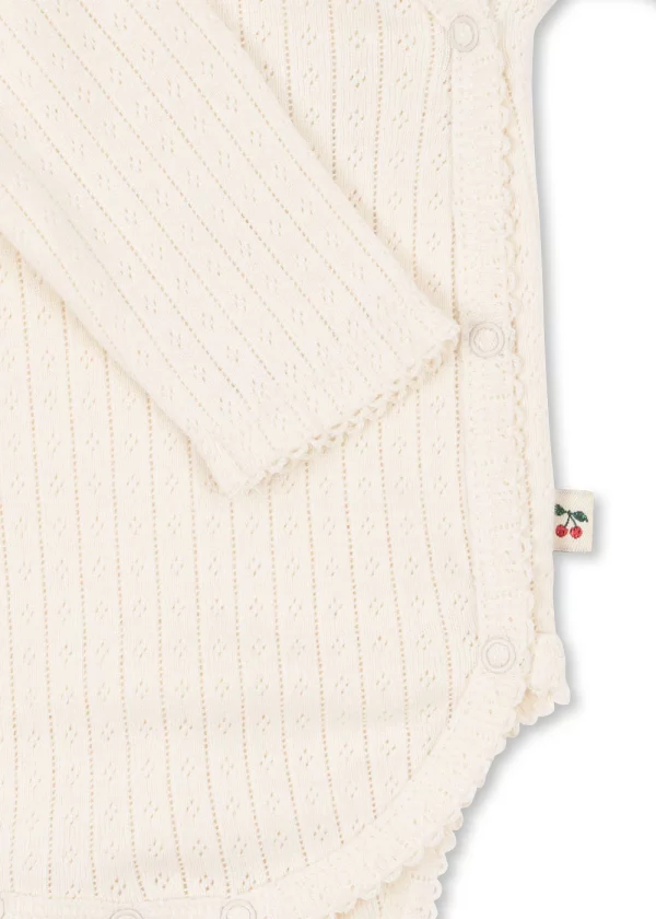Body | Motif pointelle crème – Image 2