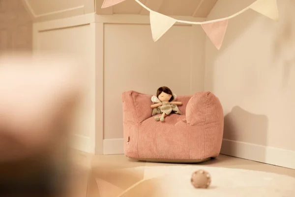 Fauteuil velours | Wild rose