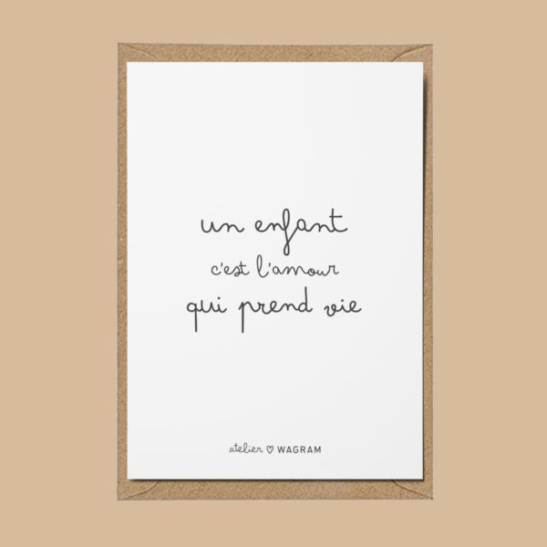 Carte | L'amour qui prend vie