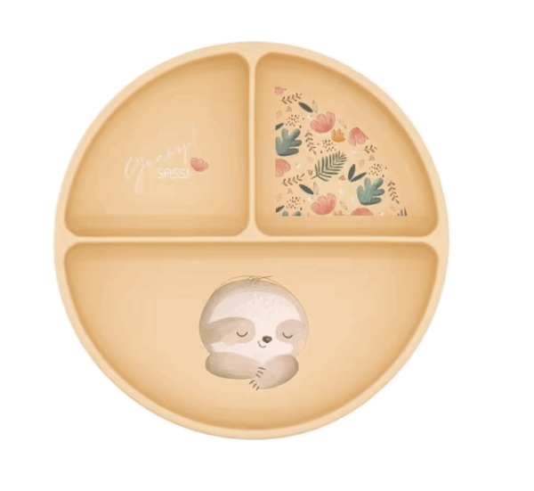 Assiette avec ventouse | Paresseux – Image 2