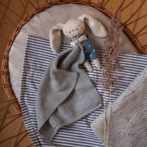 Doudou patte | Lapin bleu