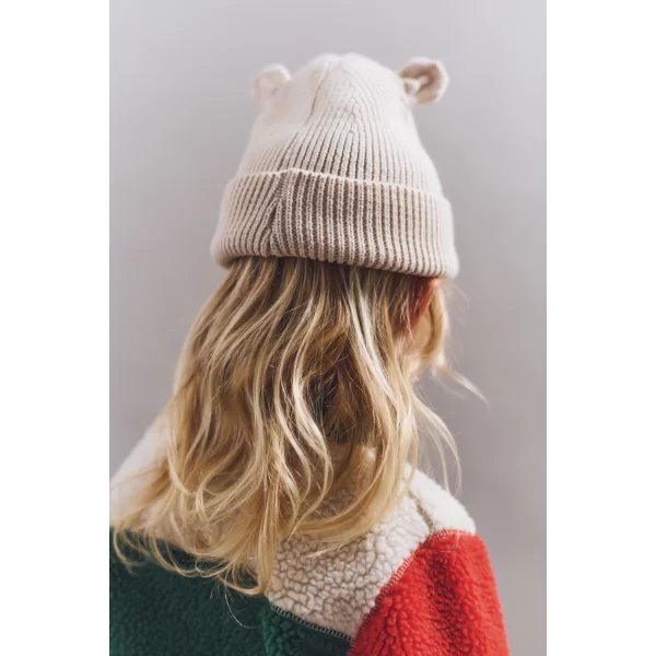 Bonnet ourson | Sable – Image 4
