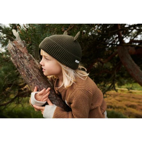 Bonnet ourson | Sable – Image 3