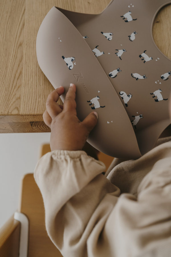 Bavoir silicone | Chats – Image 3