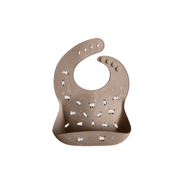 Bavoir silicone | Chats – Image 2