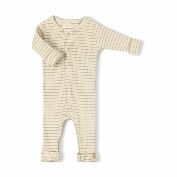 Pyjama | Rayé marron – Image 2