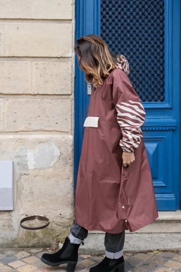 Poncho de pluie | Zèbre chocolat – Image 7