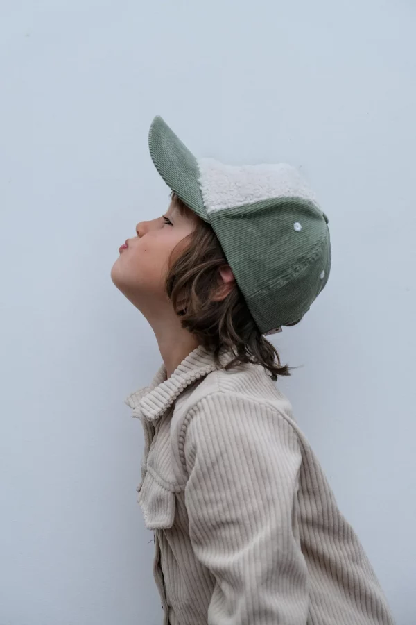 Casquette velours | Green