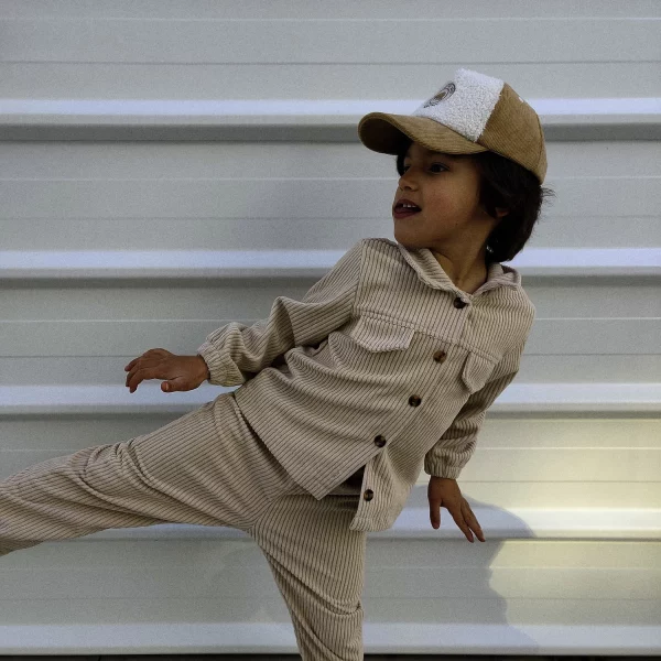 Casquette velours | Brown – Image 2