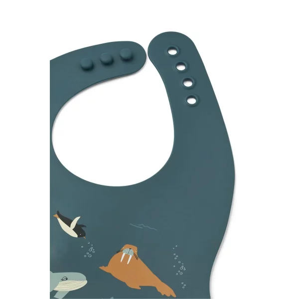 Duo bavoir silicone | Artic sea – Image 3