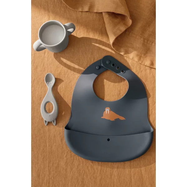 Duo bavoir silicone | Artic sea – Image 2