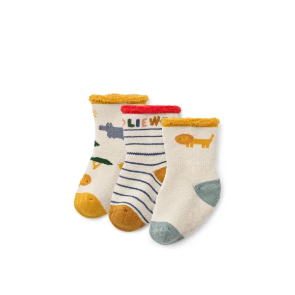 Trio chaussettes antidérapantes | Safari