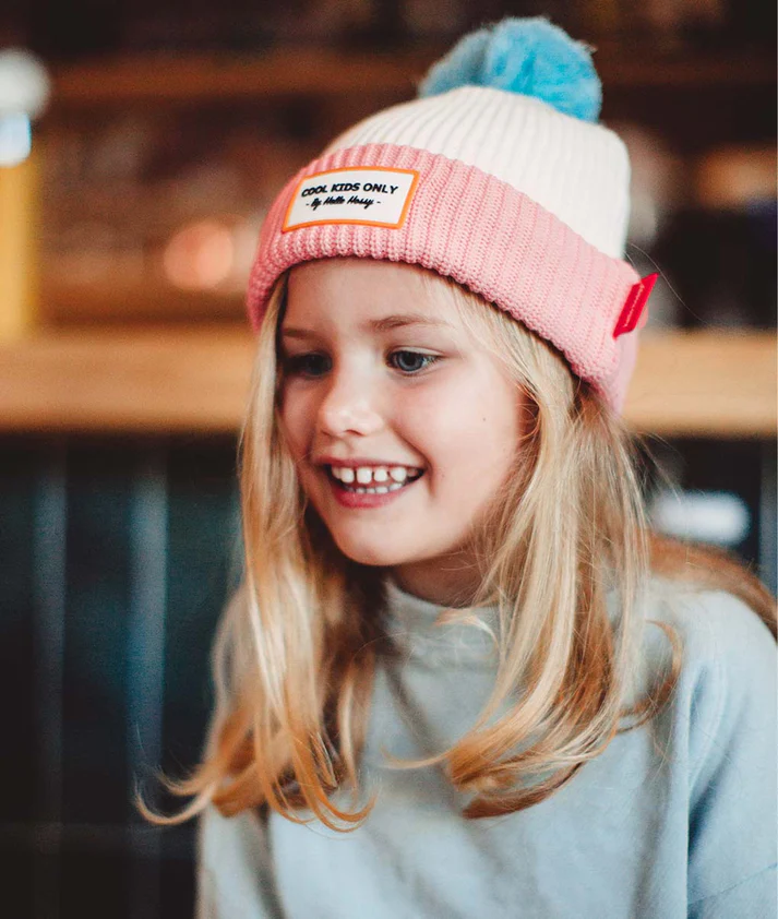 Bonnet pompon | Pink Ice – Image 7
