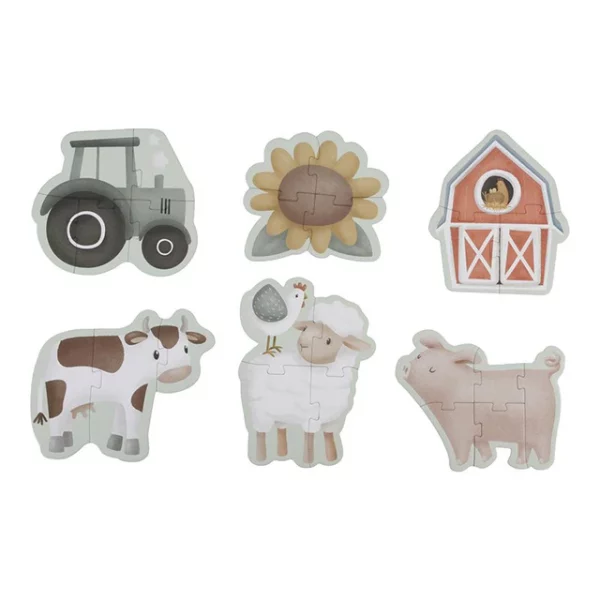 Puzzle 6 en 1 | La ferme