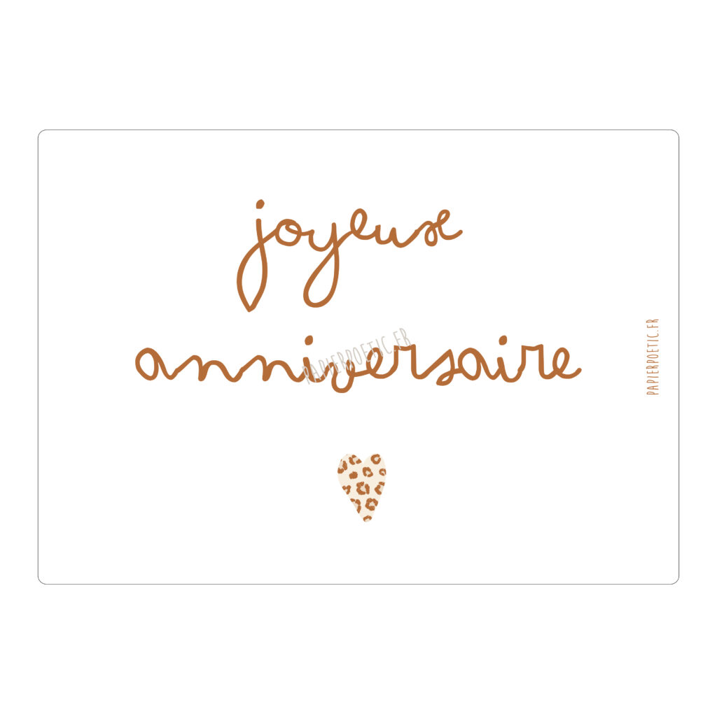 Carte | Joyeux anniversaire graou
