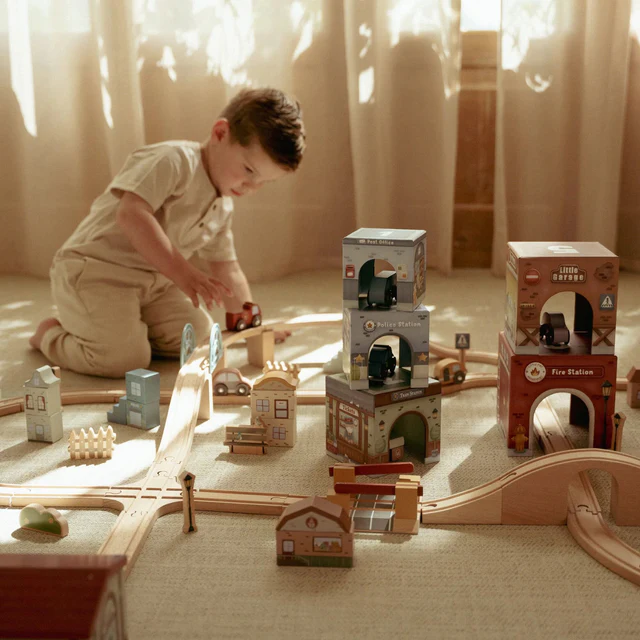 Blocs empilables avec voitures – Image 3