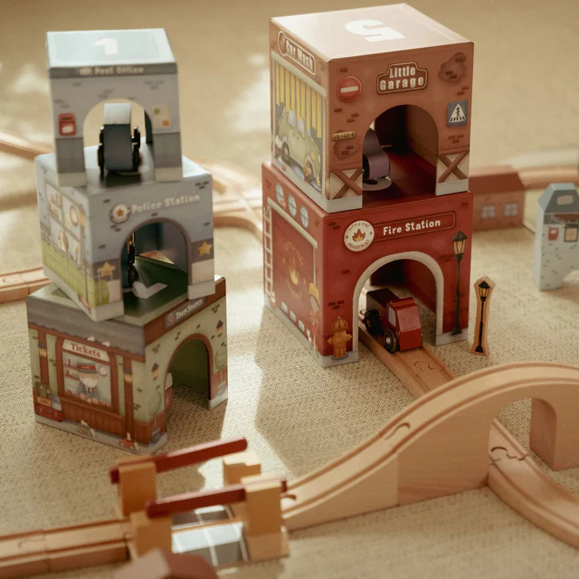 Blocs empilables avec voitures – Image 6