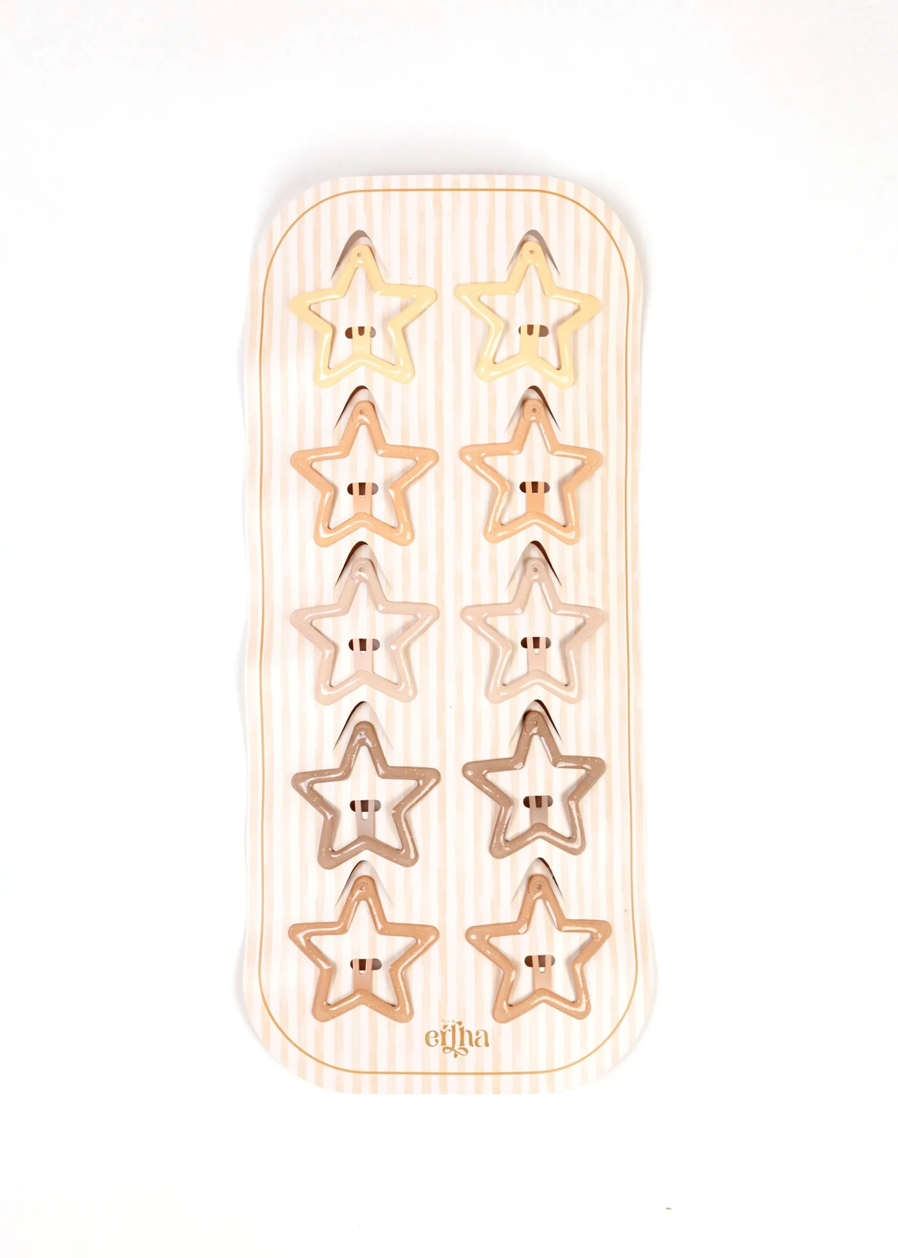 10 barrettes étoiles