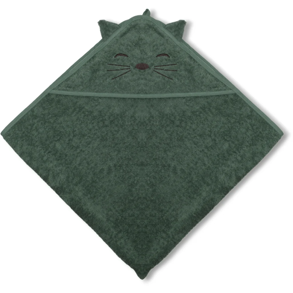 Cape de bain | Chat vert