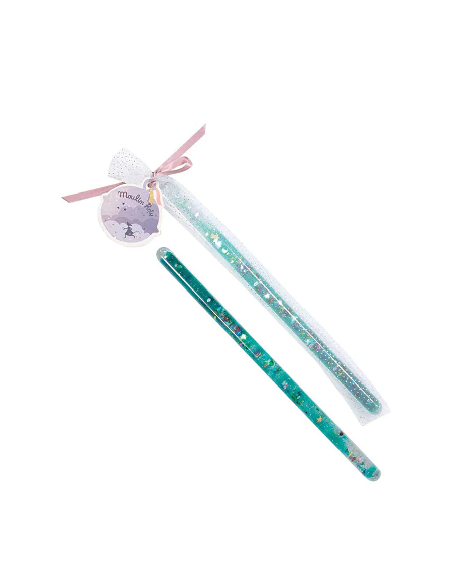 Baguette magique | Turquoise paillettes