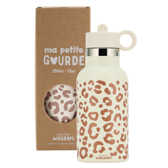Gourde 350 ml | Léopard crème – Image 4