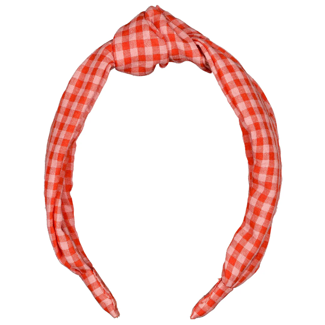 Serre - tête | Vichy fraise – Image 3
