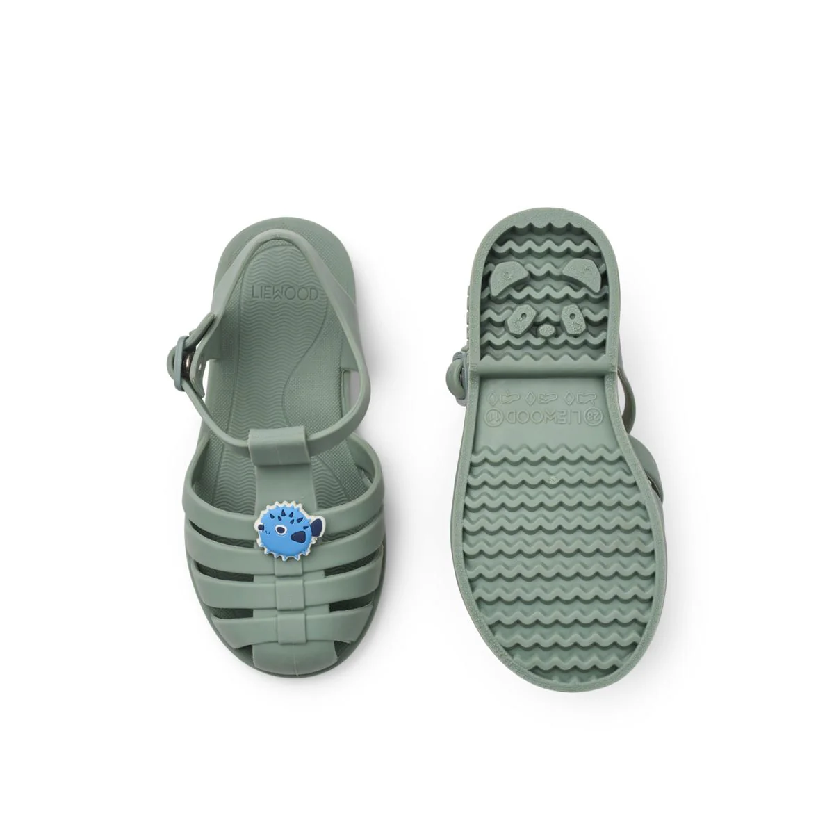 Sandales de plage | Peppermint avec breloque – Image 3