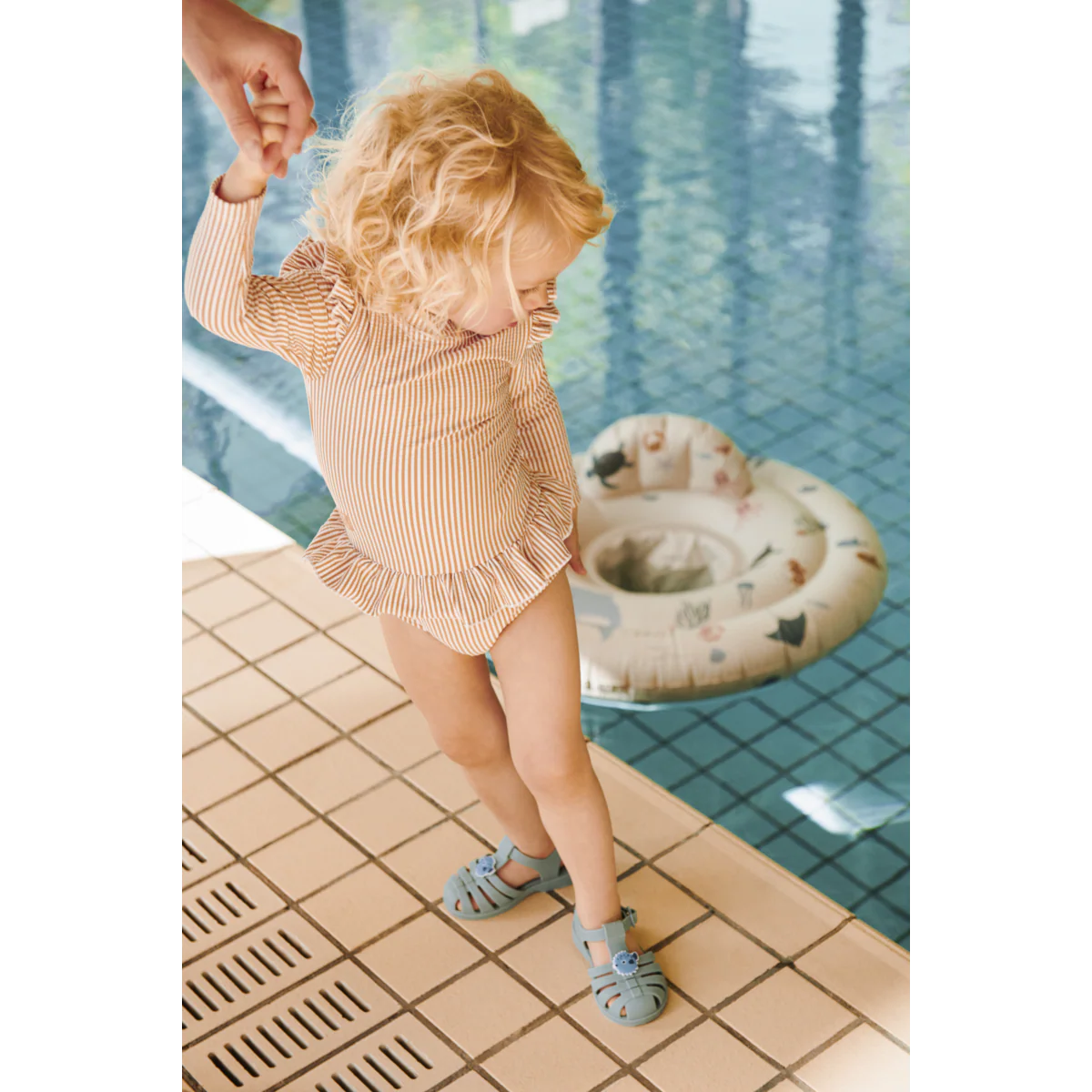 Sandales de plage | Peppermint avec breloque – Image 5
