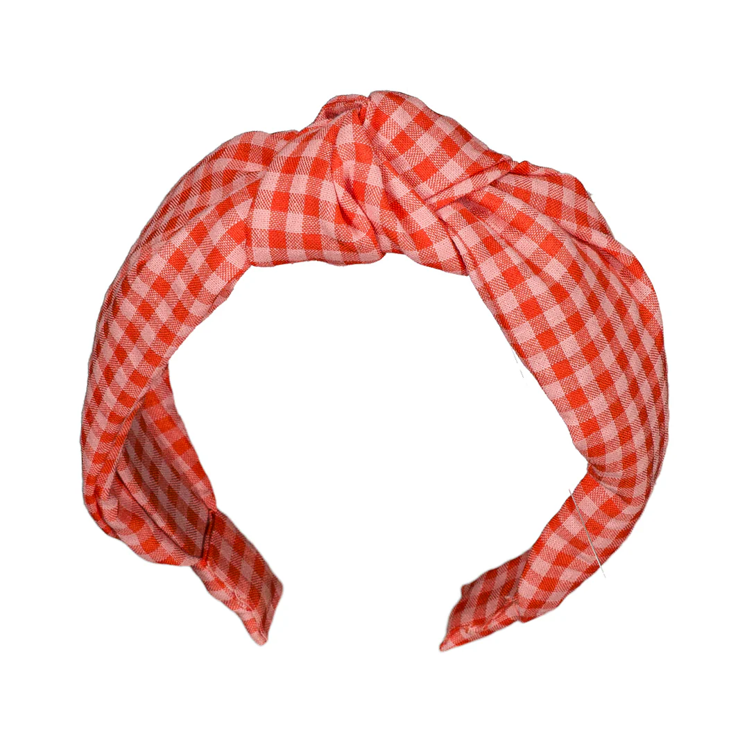 Serre - tête | Vichy fraise