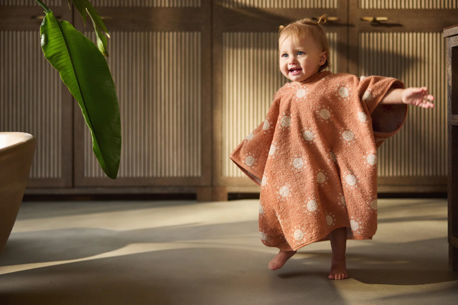 Poncho 1-3 ans | Sun Terracotta – Image 3