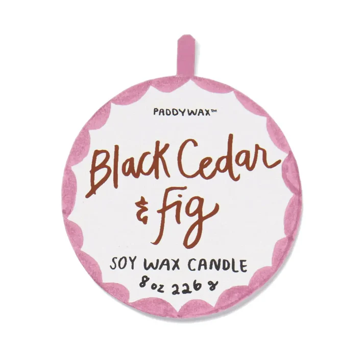 Bougie céramique | Tigre Black Cedar et Figue – Image 3
