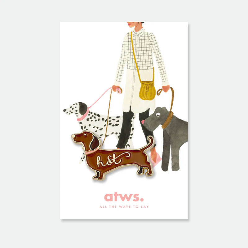 Pin's | Teckel hot dog