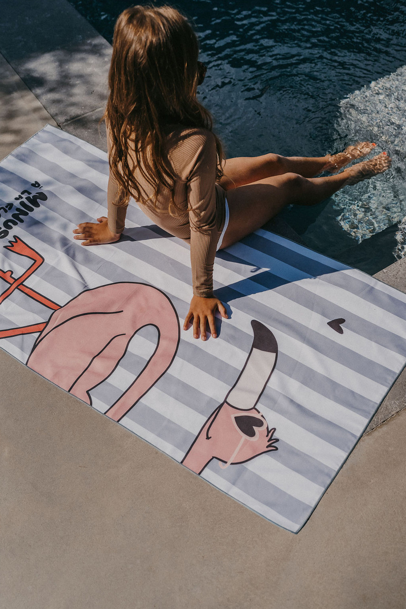 Serviette minus | Flamant rose – Image 2