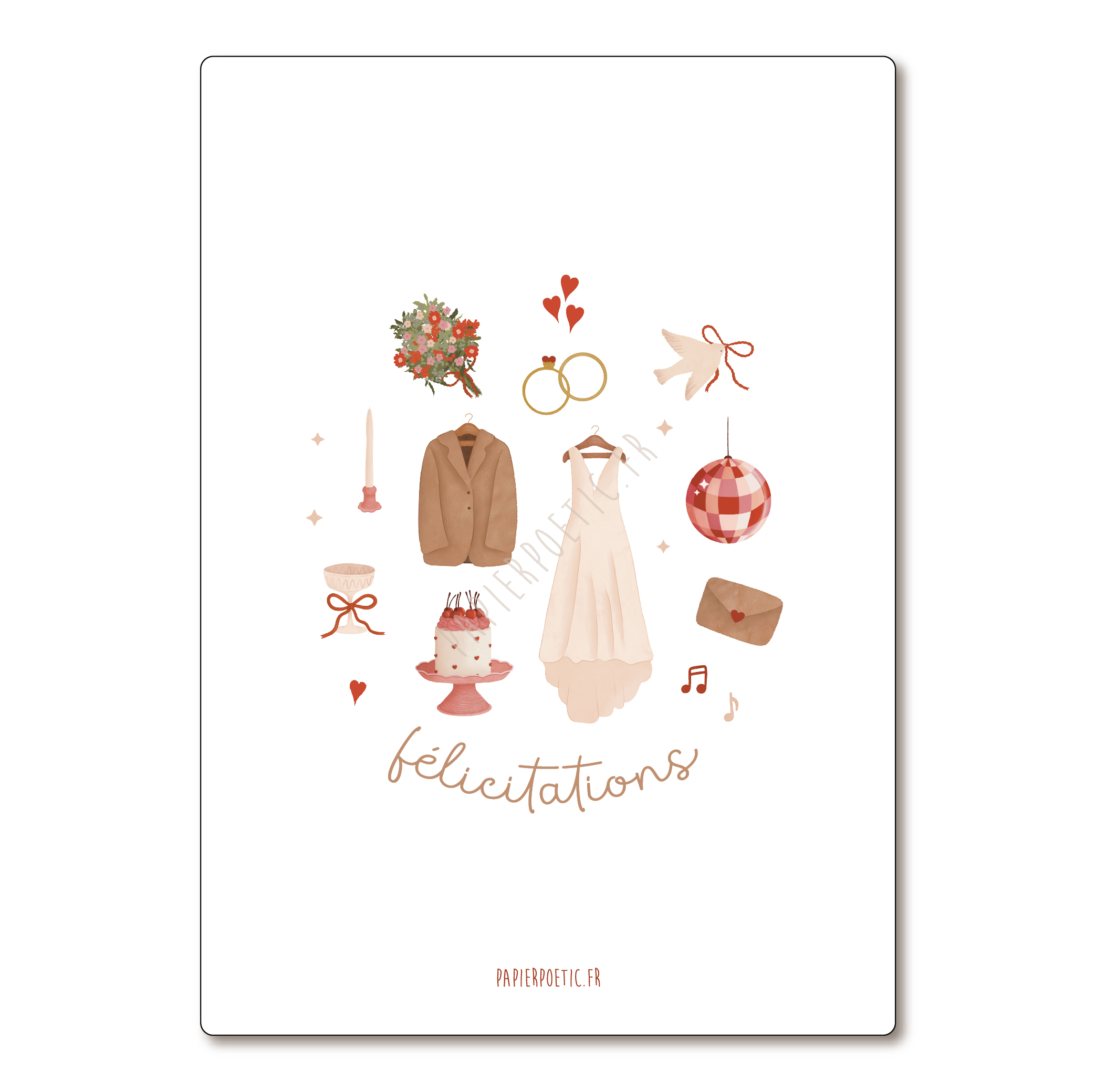 Carte | Félicitations Mariage