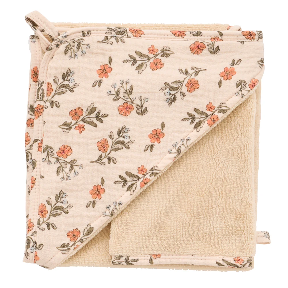 Cape de bain et gant de toilette | Secret Cottage