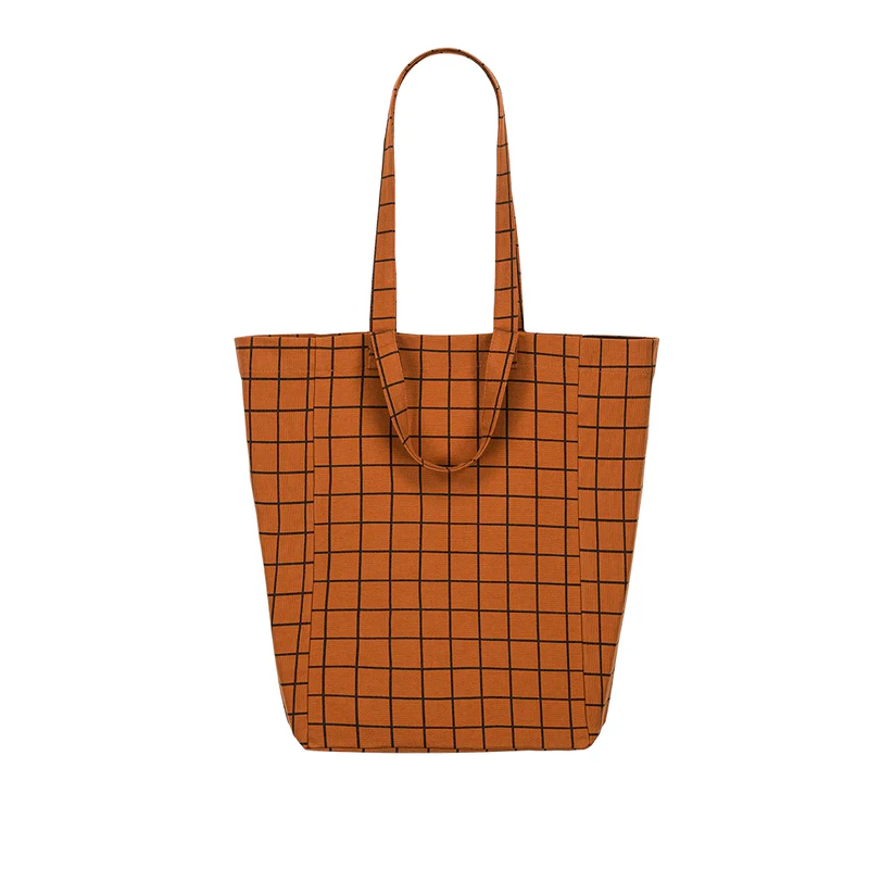 Sac Cabas Elisabeth | Carreaux Caramel