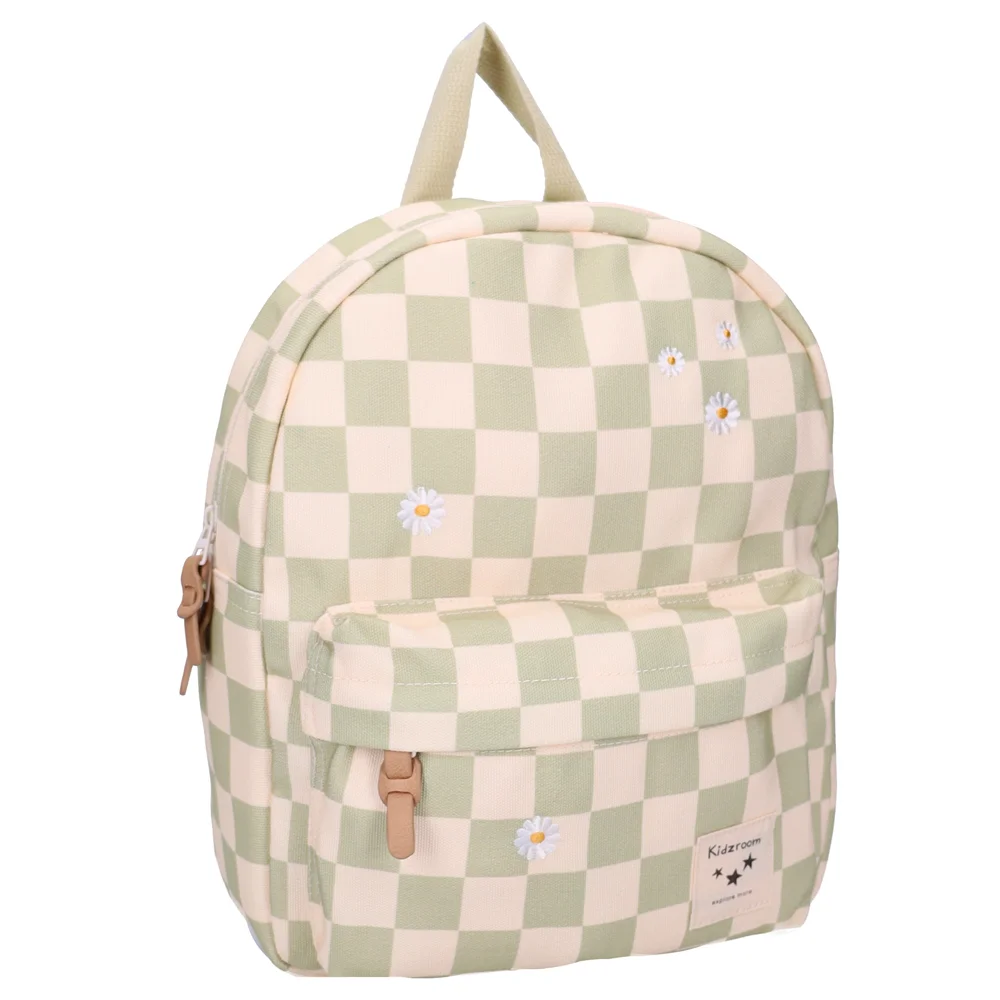 Sac à dos | Pâquerettes beige/vert – Image 2