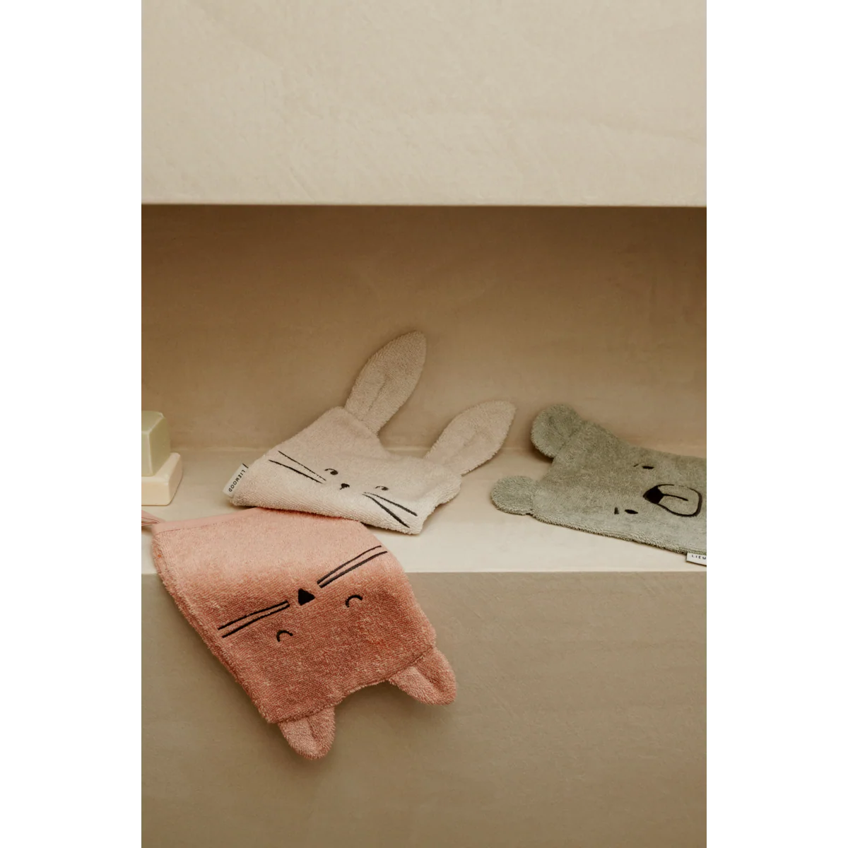 Gants de toilette | Ours Lapin Chat – Image 2
