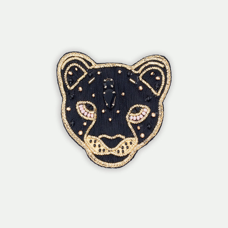 Broche | Black Léopard