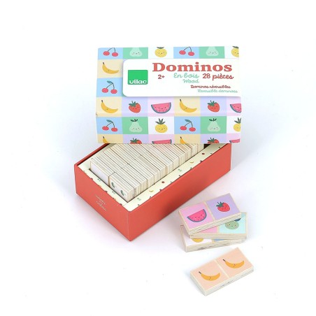 Domino en bois | Fruits et Légumes – Image 3