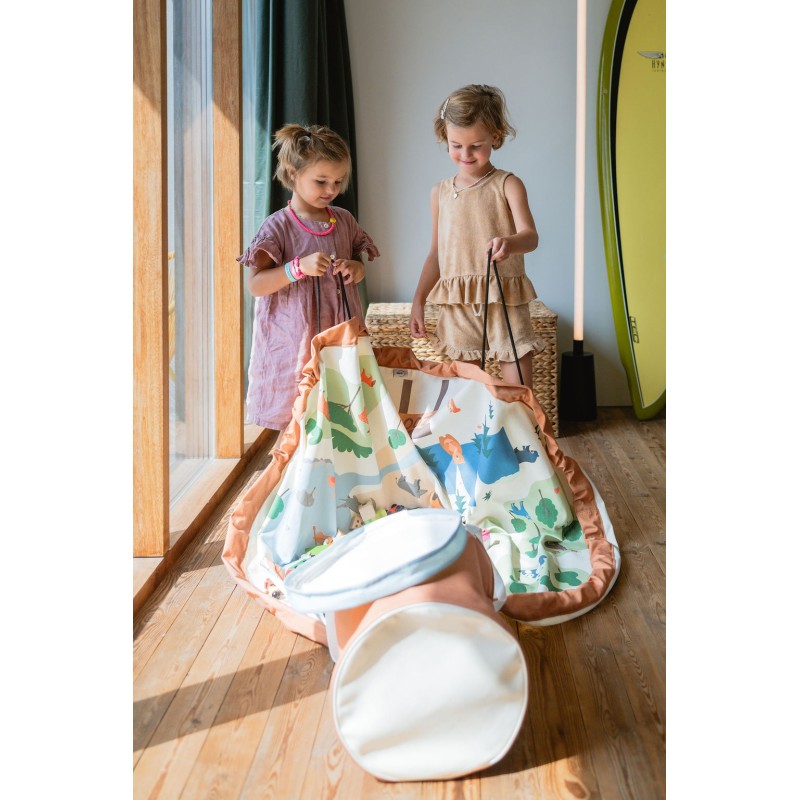 Tapis de jeu Soo & panier à jouets | Zoo – Image 3