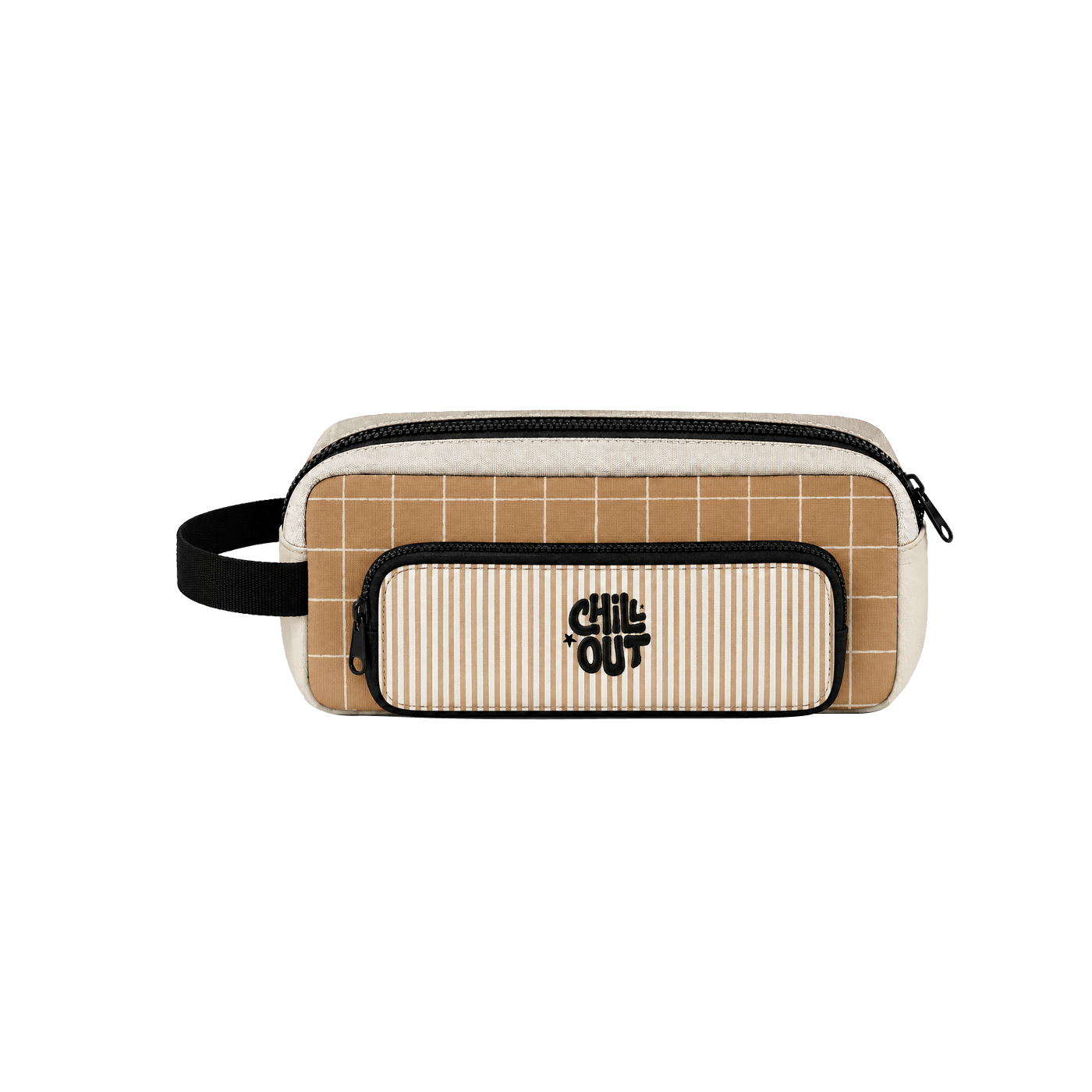 Trousse d'école | Carreaux camel Chill Out