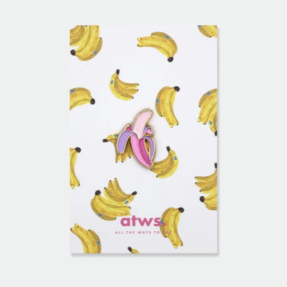 Pin's | Banane rose