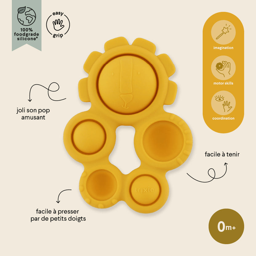 Hochet de dentition | Pop-it Lion – Image 4