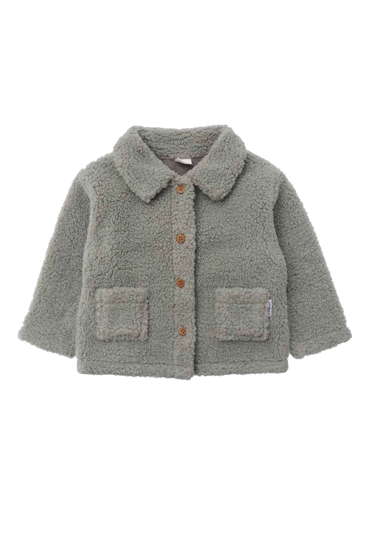 Veste en polaire | Boucle Gris-Vert
