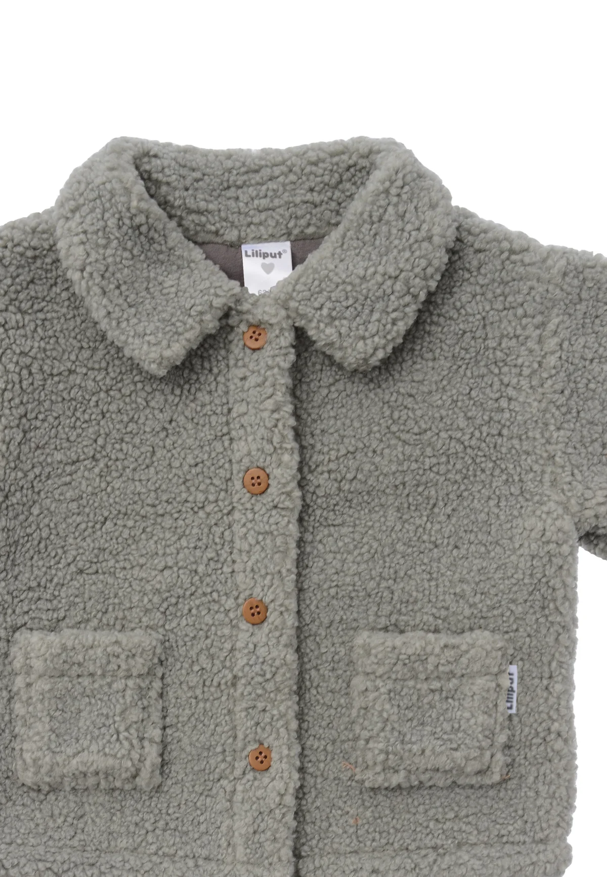 Veste en polaire | Boucle Gris-Vert – Image 4