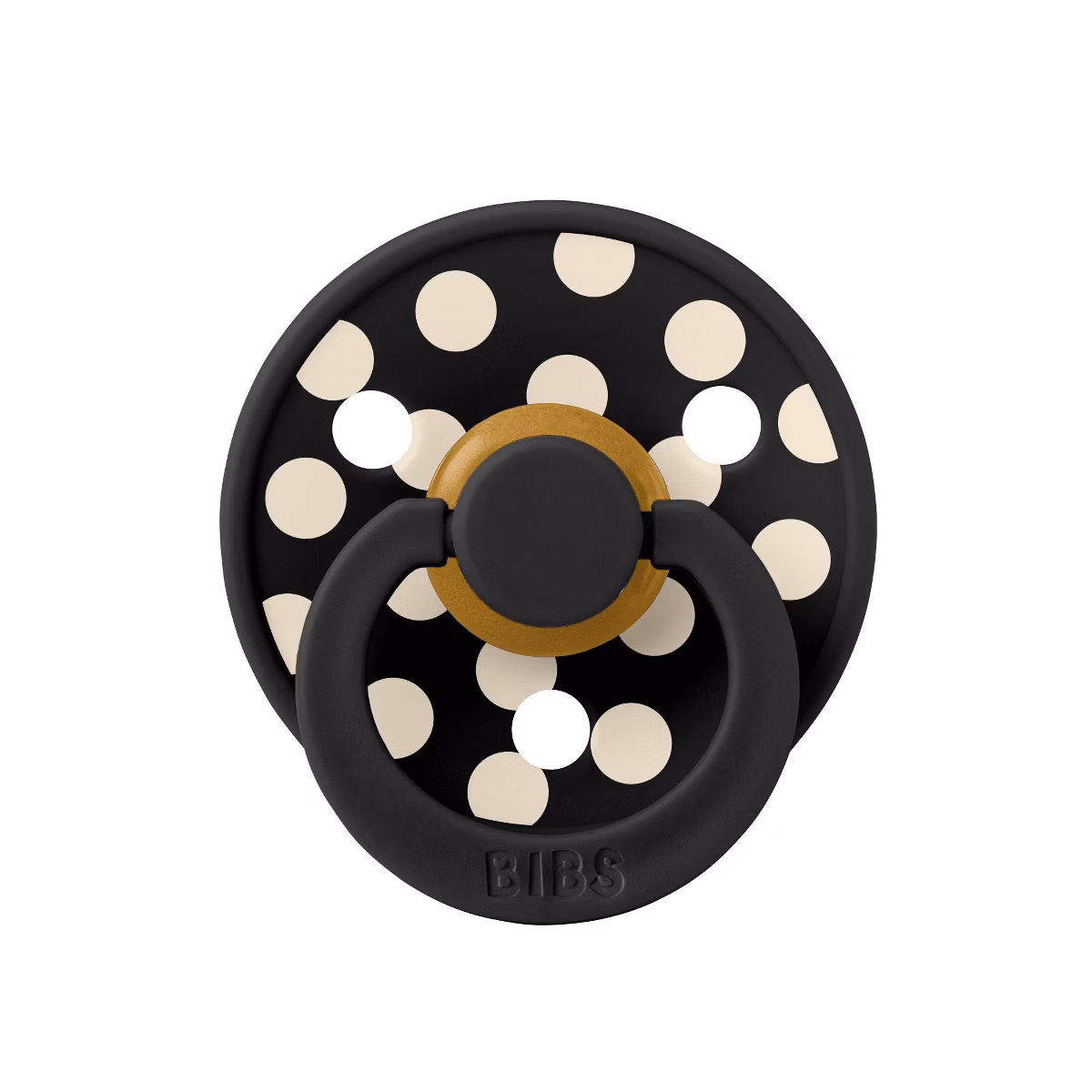Tétine | Noir pois blanc (2)